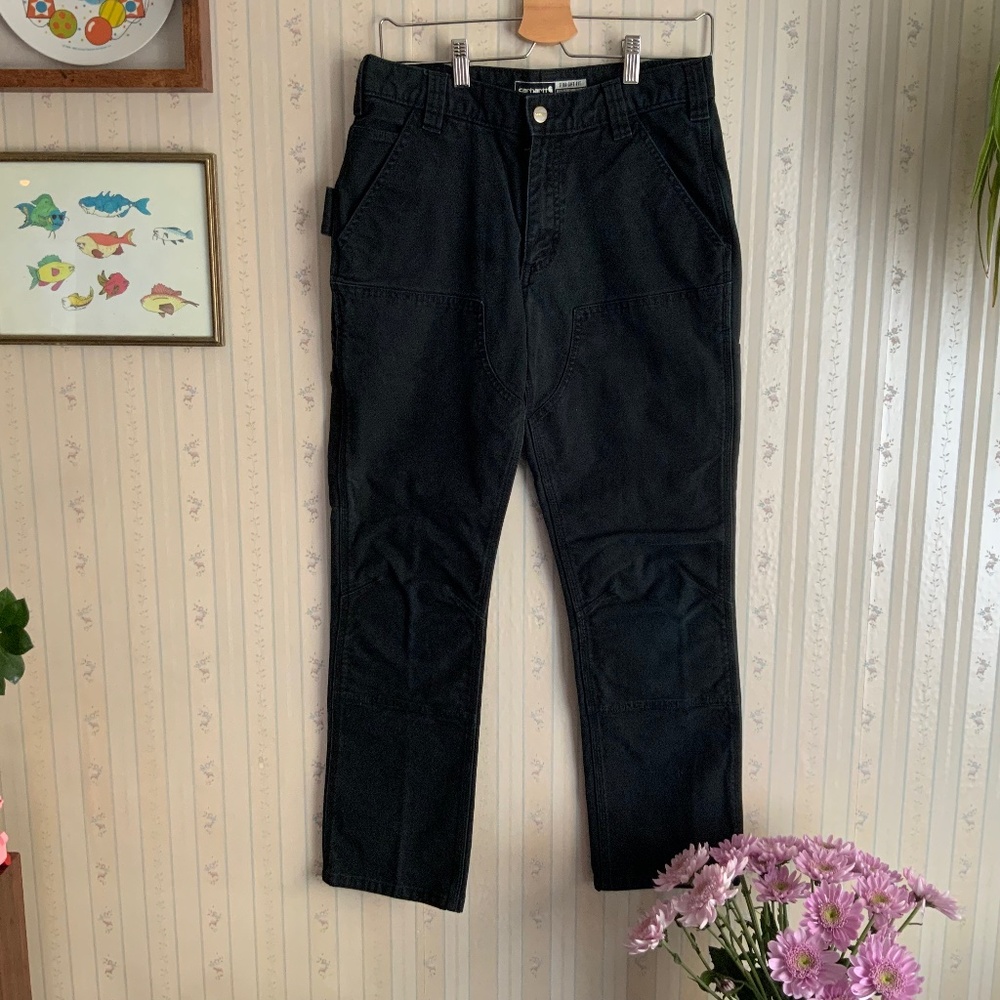 Carhartt Slim Tapered Rugged Flex Duck Double Front Dungaree 31X30